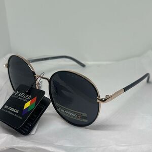 Giselle Polarized Round Sunglasses – Vintage Inspired UV Protection